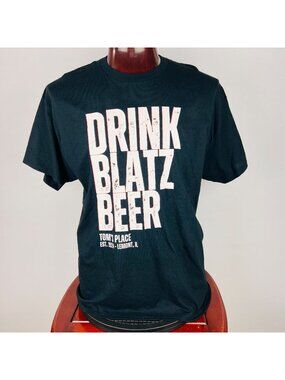 Drink Blatz Beer Tom's Place Lemont IL 100 Years XL T-Shirt